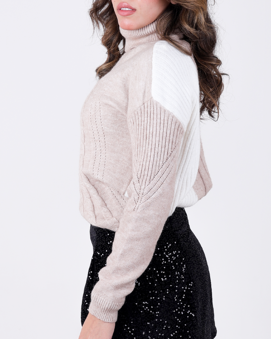 Shein Beige Pullover