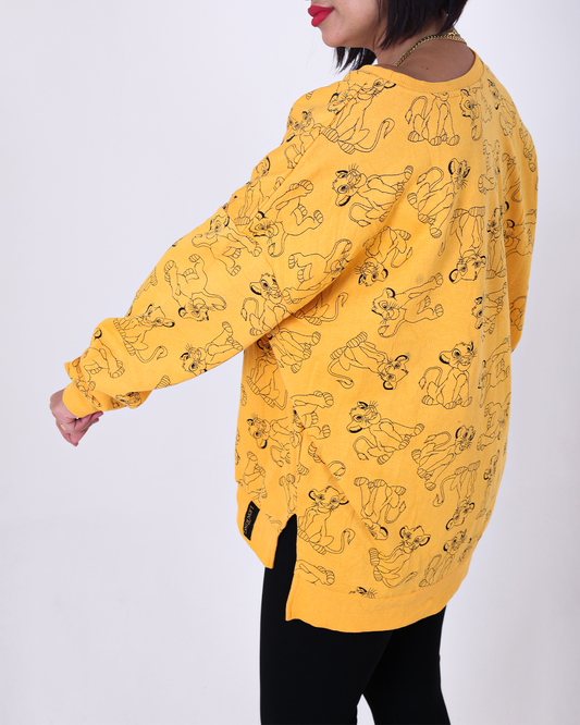 hoodie yellow Disney