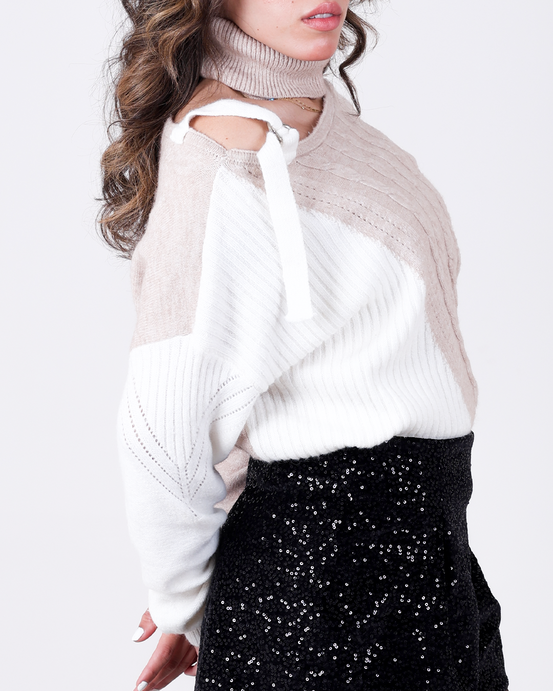 Shein Beige Pullover